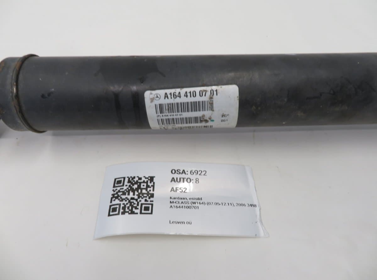 MERCEDES-BENZ A1644100701 1644100701 A1644100501 1644100501 Propeller shaft front MERCEDES-BENZ ML-CLASS (W164) (2005-2011)
