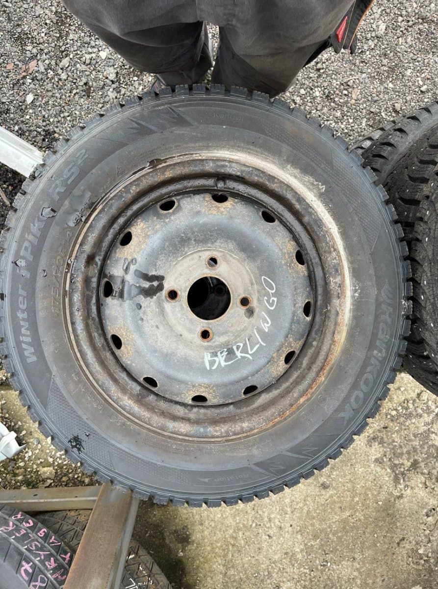 CITROËN 5.5JX14 ET24 D65.1 4X108 Rim set With Tyres 4 pcs CITROËN BERLINGO I, II (1996-2009)