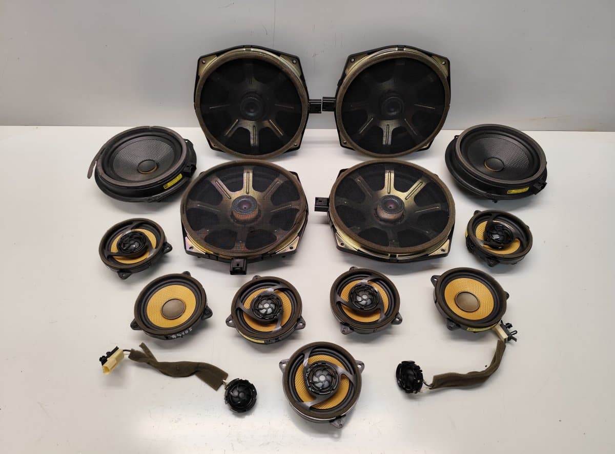 JAGUAR F2073A AW9318808DC AW9318808EC AW9318808BC AW9318808AB Set of loudspeakers JAGUAR XJ (X351) (2009-2019)