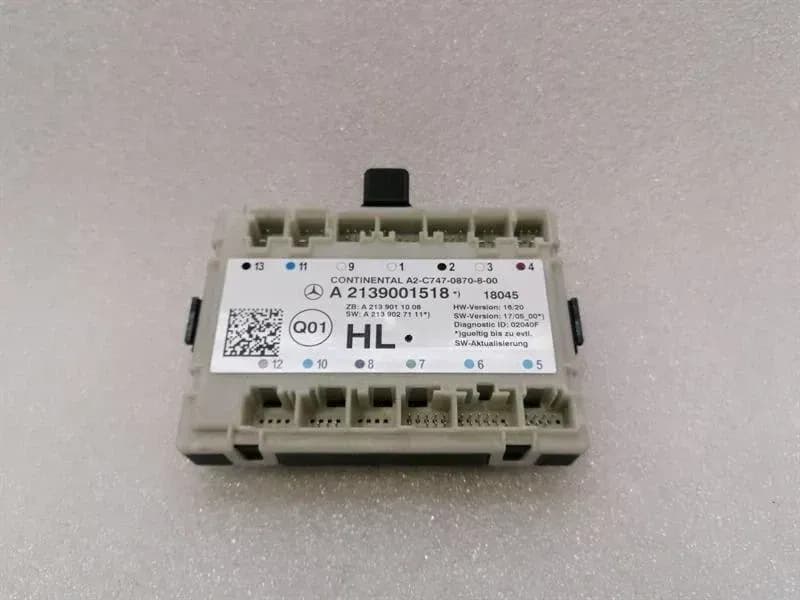 Mercedes S-Class W222 Rear Left Door Module A2139001518 Door Control Unit Rear