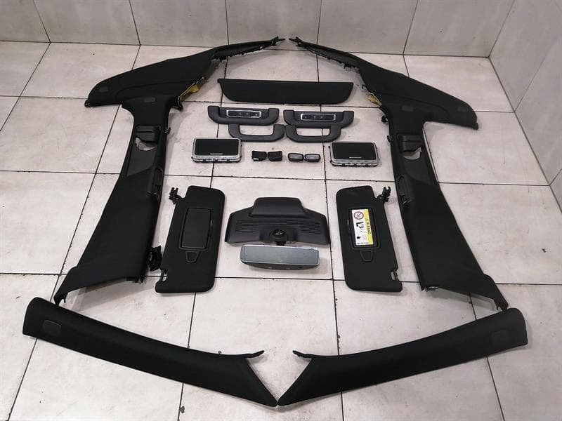 MERCEDES-BENZ Mercedes S-Class W222 Roof Lining Black A2228108800 Roof Sky Black Set 9H99