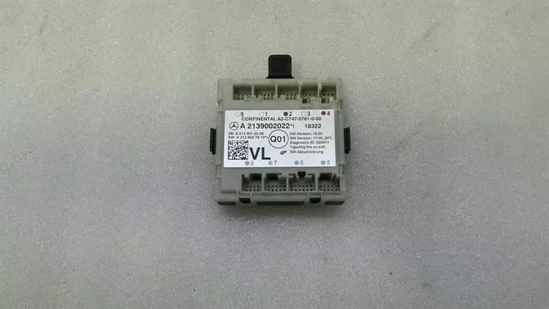 MERCEDES-BENZ Mercedes E Class W238 Left Door Module A2139002022 Door Left Control Unit