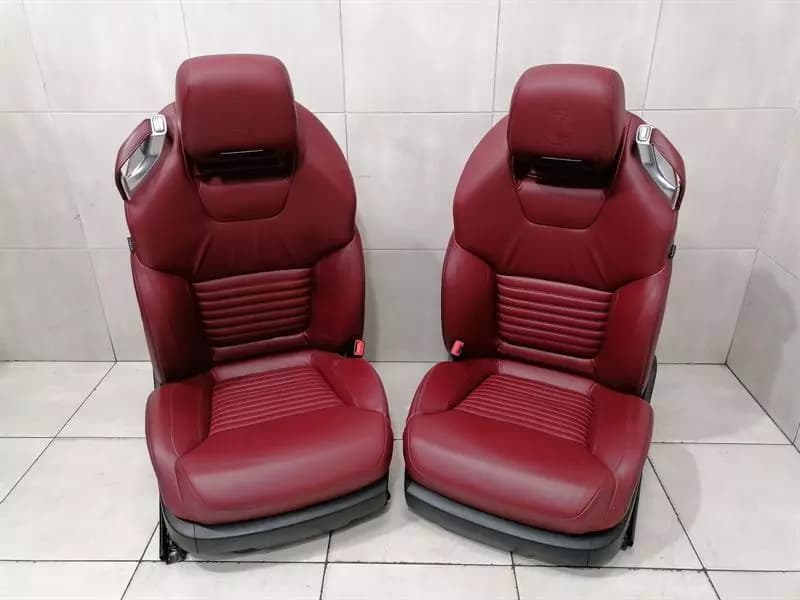 MERCEDES-BENZ AMG MERCEDES SL R231 seat BEGAL RED 3D94 air scarf coat of arms logo