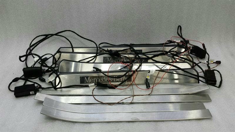 MERCEDES-BENZ Mercedes S-Class W221 Door Sill A2216800235 Entry Bar Set LWB LED MOP