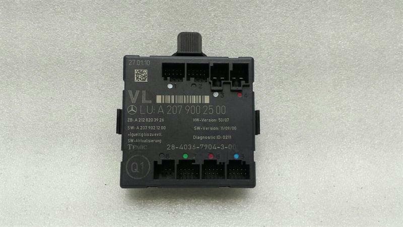 MERCEDES-BENZ Mercedes E Class W207 FLH Door Module A2079002500 Door Control Unit Left