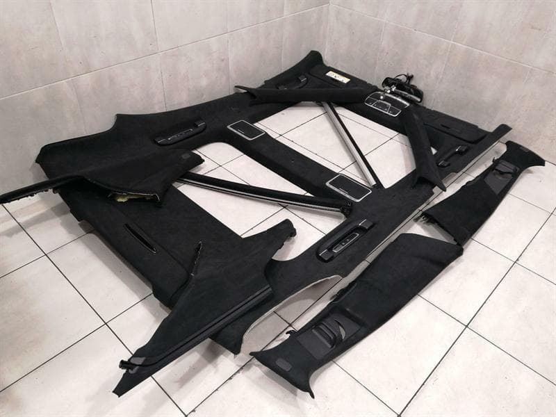 MERCEDES-BENZ Mercedes S LWB DESIGNO W222 ALCANTARA Roof Lining A2226905103 Sky SET