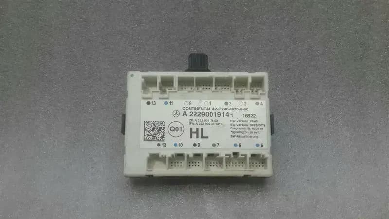 MERCEDES-BENZ Mercedes S-Class W222 RLH door module A2229001914 door control unit rear left