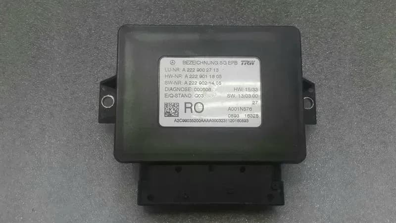 MERCEDES-BENZ Mercedes S-Class W222 Park Brake Module A2229002713 Parking Brake Control Unit