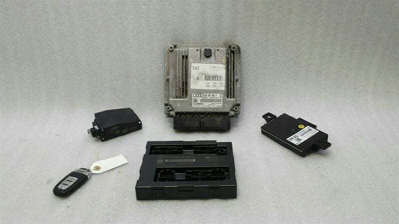 AUDI Audi A7 4G Engine ECU 4G0907401F Engine Control Unit Set 3.0 TDI
