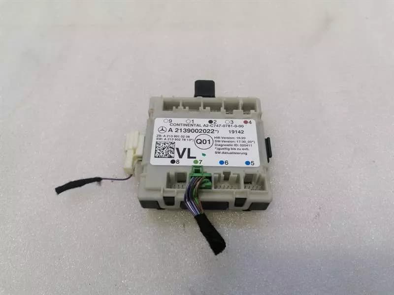 Mercedes C Coupe W205 Left Door Module A2139002022 Control Unit Left Door
