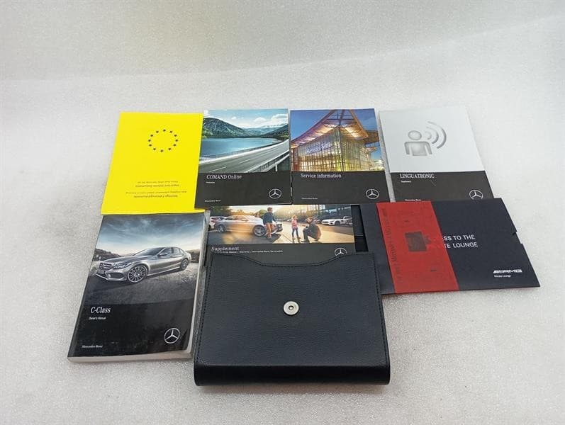 MERCEDES-BENZ MERCEDES C63 AMG W205 SERVICE BOOKLET / MAINTENANCE MANUAL AMG