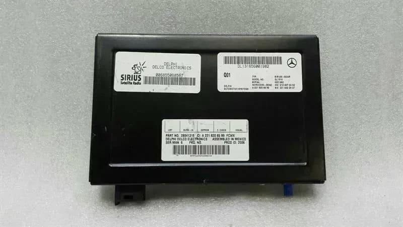 MERCEDES-BENZ Mercedes S-Class W221 Sirius Radio Receiver A2218206589 ECU