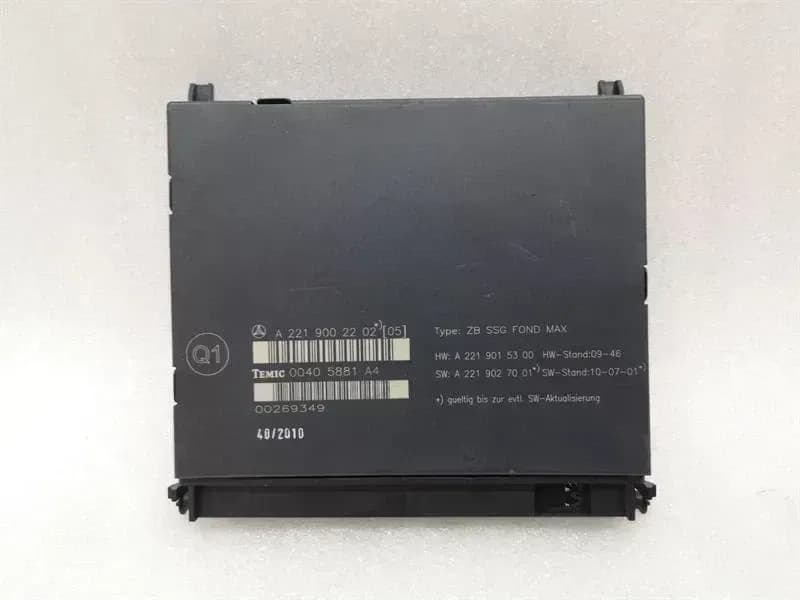 MERCEDES-BENZ Mercedes S W221 rear seat control module A2219015300 rear seat control unit