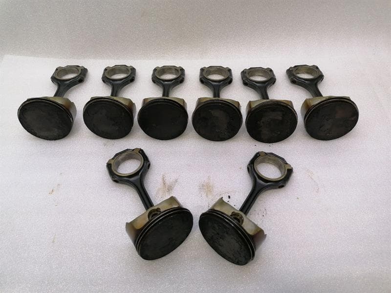 MERCEDES-BENZ 8X MERCEDES SL500 SL550 R230 M273 5.5 V8 PISTON SET A2730301517 PISTON PANKL