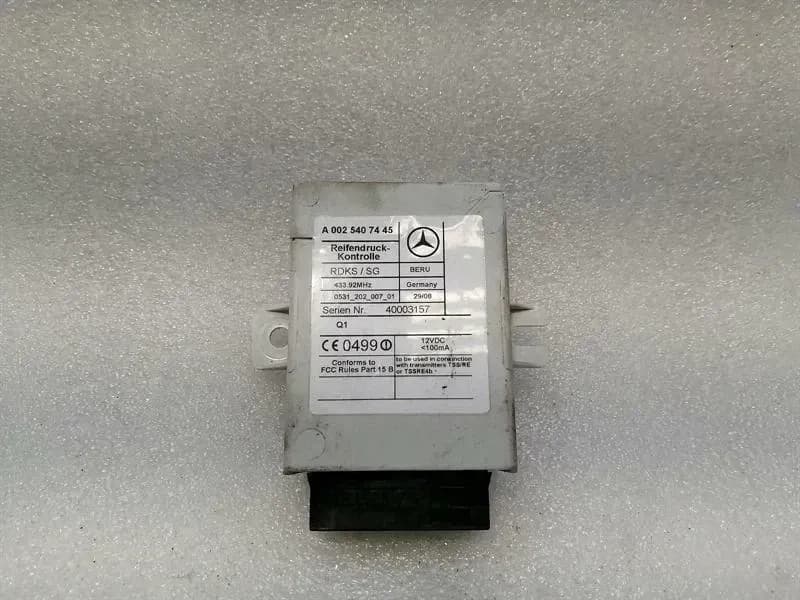 MERCEDES-BENZ Mercedes CL W215 tire pressure control unit A0025407445 tire pressure
