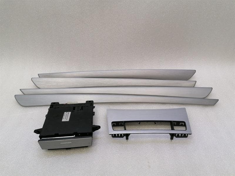 BMW BMW 5 Series E60 M5 LCI Veneer Set 6976376 Strip Cover Aluminium Shadow