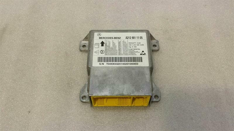 MERCEDES-BENZ Mercedes E Class W212 Safety Module ECU A2129011105 Air Control Unit SRS Module