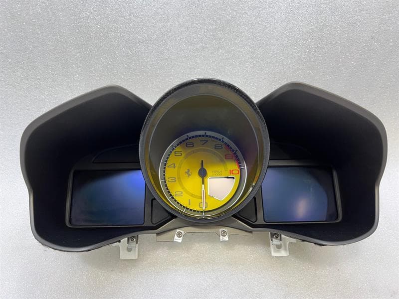 FERRARI Ferrari FF F151 Instrument Cluster 274568 Speedometer Yellow Dial CARBON