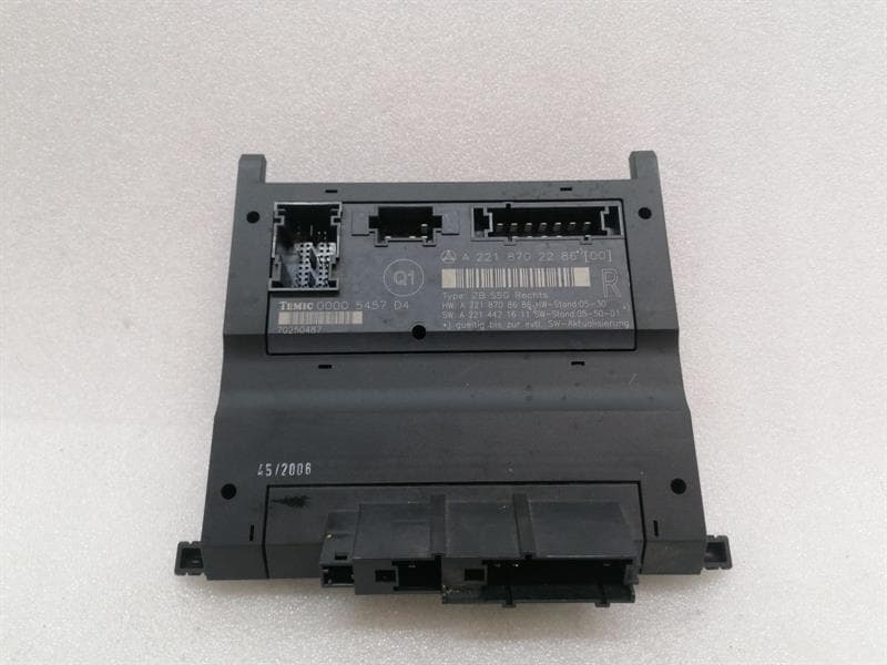 MERCEDES-BENZ Mercedes S-Class W221 Right Seat Module A2218702286 Right Seat ECU