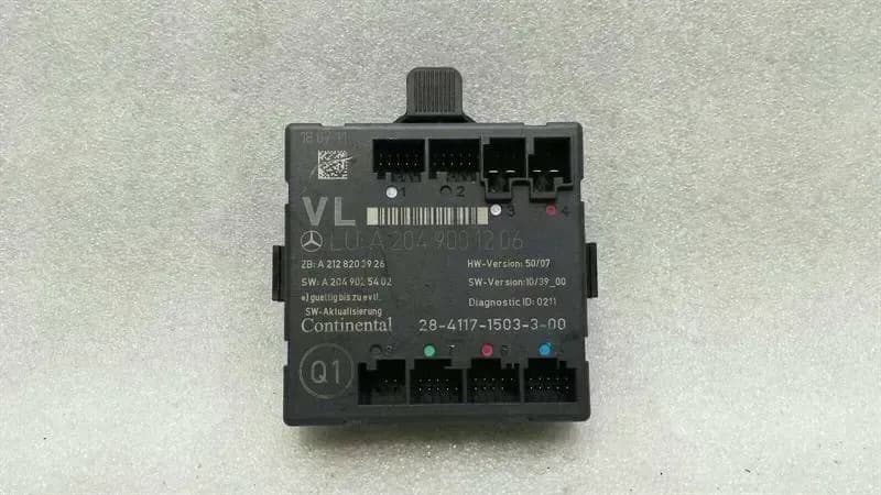 MERCEDES-BENZ Mercedes C Class W204 Front Left Door Module A2049001206 Control Unit Door FLH