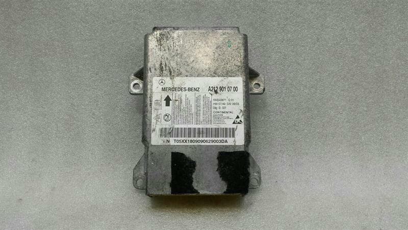 MERCEDES-BENZ Mercedes E Class W212 Safety Module ECU A2129010700 Air Control Unit SRS