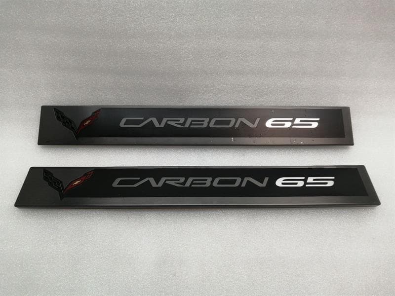 CHEVROLET Chevrolet Corvette C7 Z06 Door Sill Set 22789326 CARBON 65 Entry Bar Set
