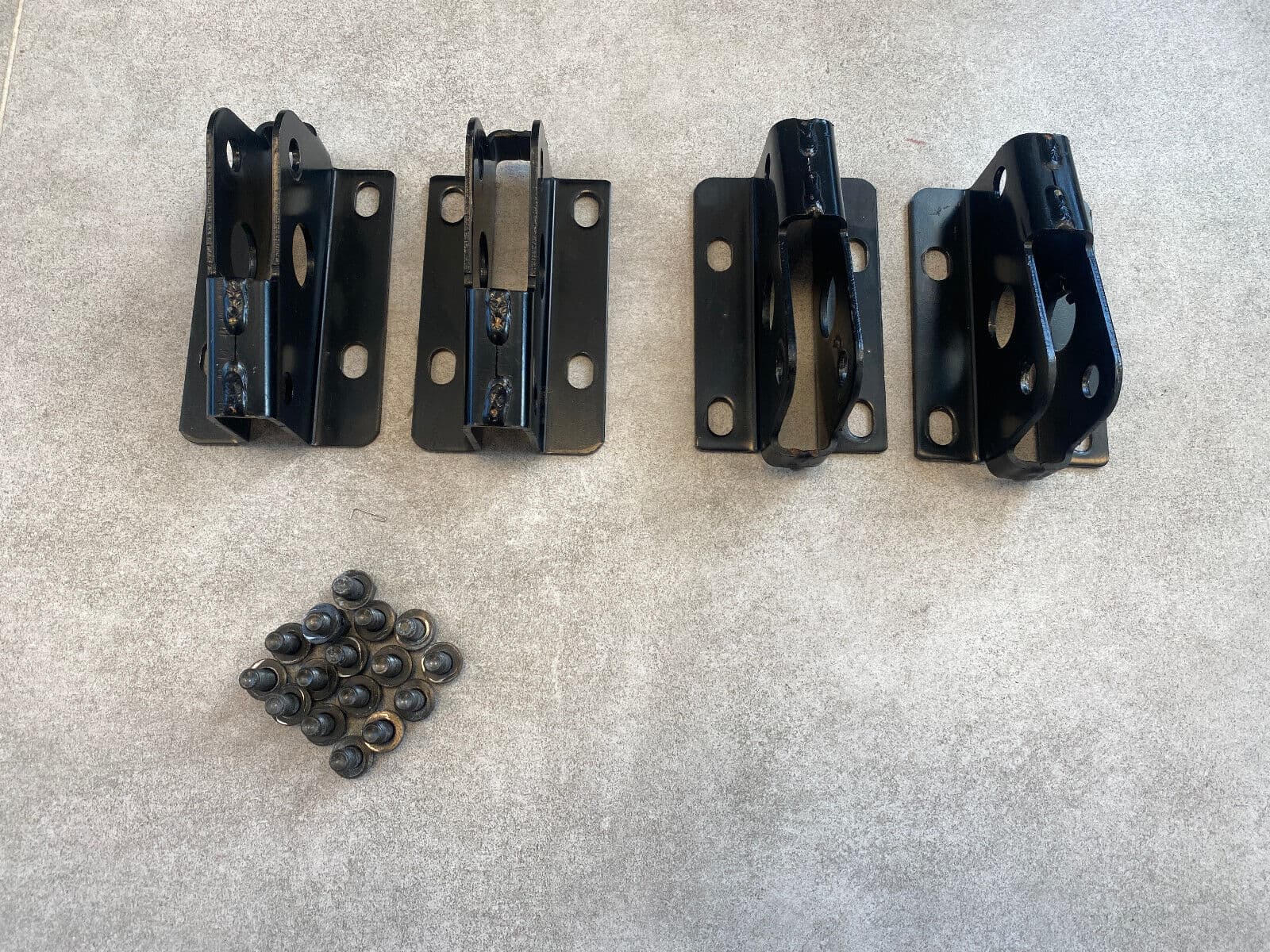 MERCEDES-BENZ Mercedes G class W463 GENUINE Rear Seat Mounting x4 psc with bolts