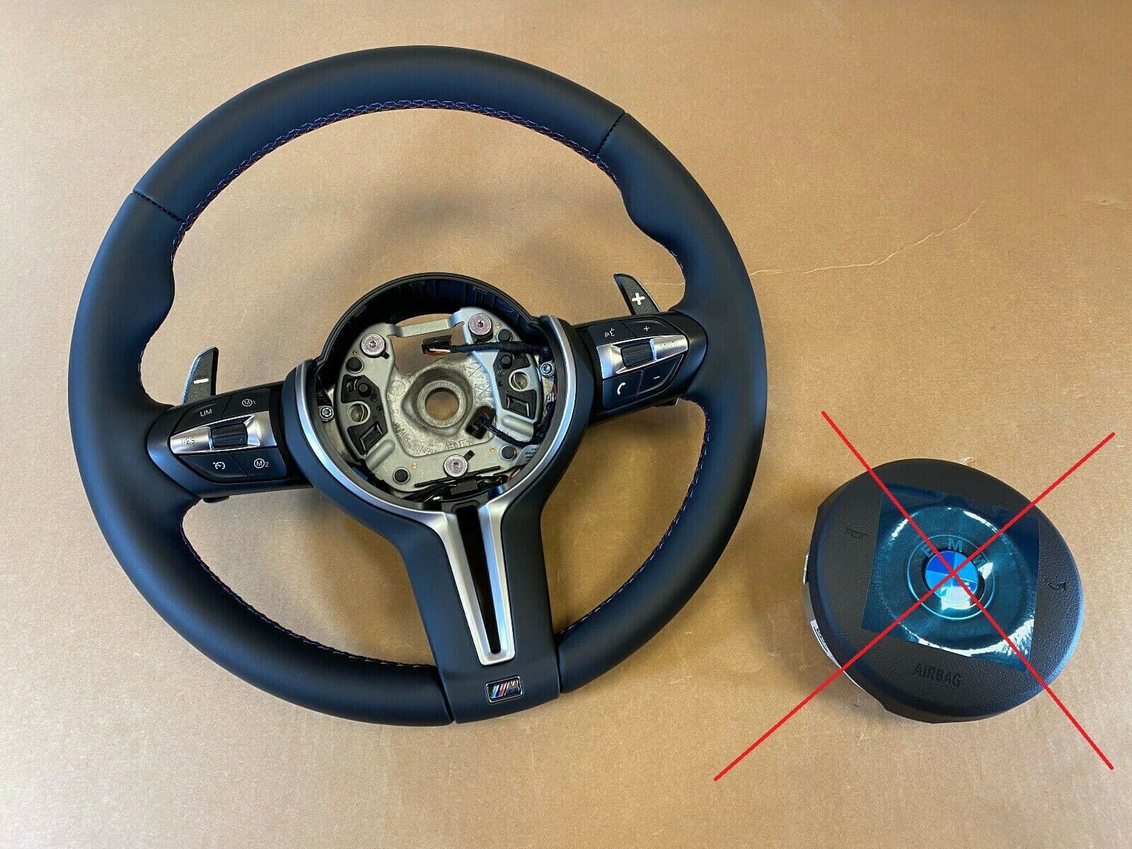 BMW BMW M5 M6 F10 F06 F12 F13 GENUINE M Sport Steering Wheel Paddles Heating