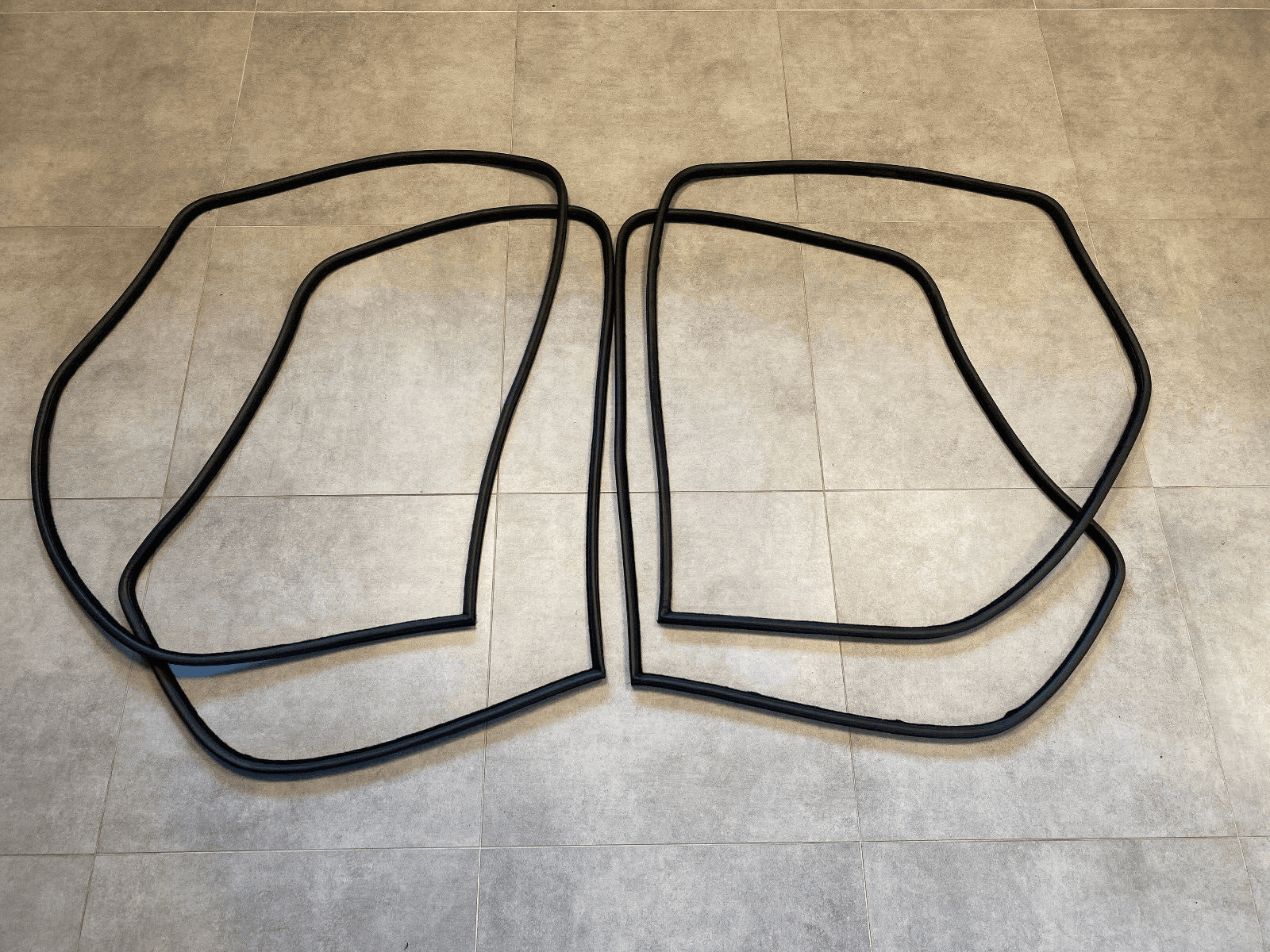 BMW BMW 7 E23 GENUINE Front/Rear LH/RH Edge protection SET x4 psc