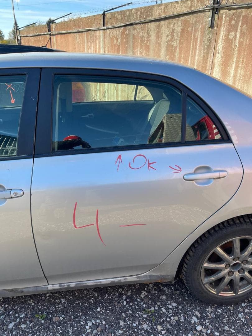 TOYOTA 6700412A20 6711412300 Door Rear Left TOYOTA COROLLA X (E140, E150) (2006-2012)