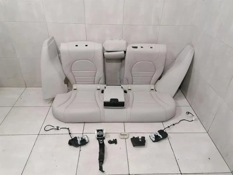 MERCEDES-BENZ Mercedes C Class W205 Rear Seats Set A2059200761 7M97 Greige Rear Seat Set-