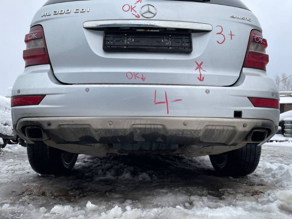 MERCEDES-BENZ 1648857425 1648858525 1648802940 Rear bumper MERCEDES-BENZ ML-CLASS (W164) (2005-2011)