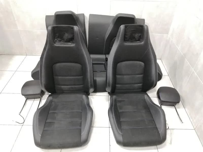 MERCEDES-BENZ MERCEDES C COUPE AMG PACK ALCANTARA SEAT PAD SET KIT SEATS W204 A2049106609