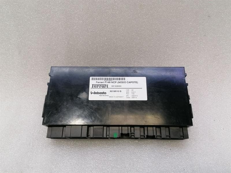 FERRARI Ferrari California T F149 14-17 electronic module 81308000 hardtop control unit