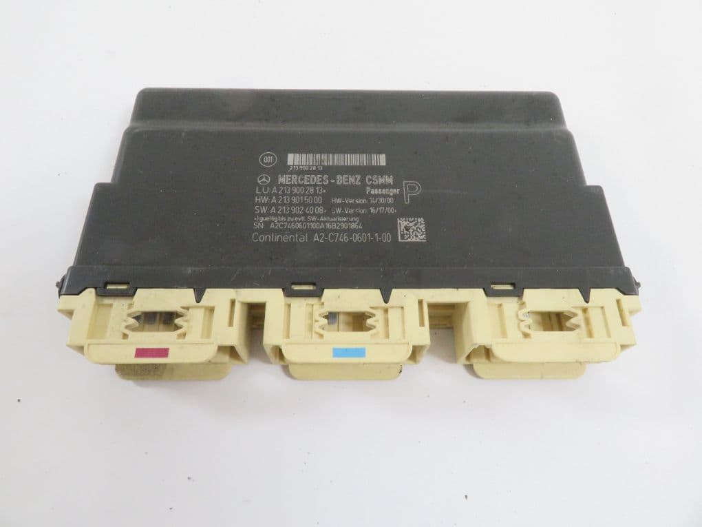 MERCEDES-BENZ A2139002813 A2139001405 Seats control unit MERCEDES-BENZ E-CLASS (W213) (2016-2023)
