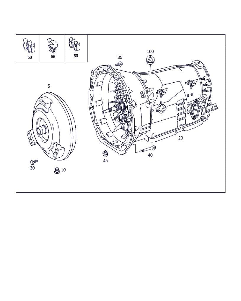 MERCEDES-BENZ 722672 2202703800 2112707300 Gearbox MERCEDES-BENZ E-CLASS (W211) (2002-2009)