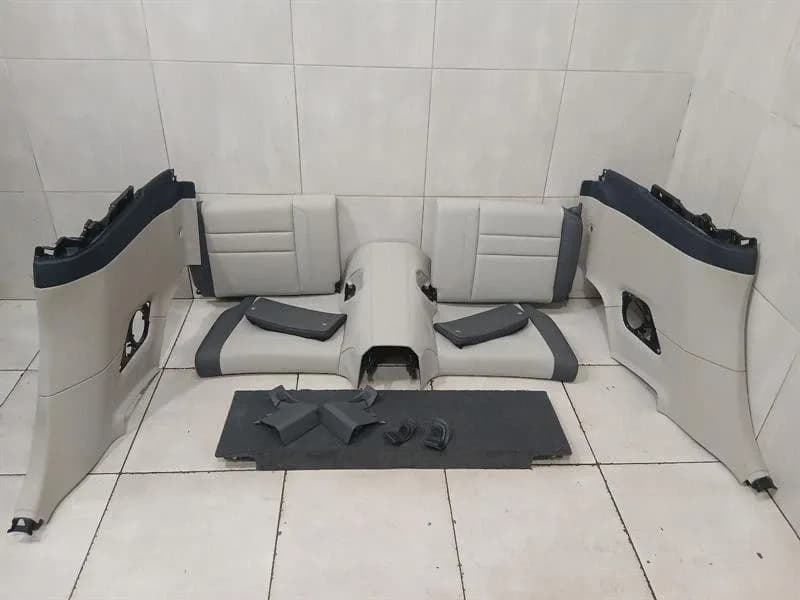 PORSCHE Porsche 911 992 seats bi-color slate gre/chalk Targa rear rear seat bench interior