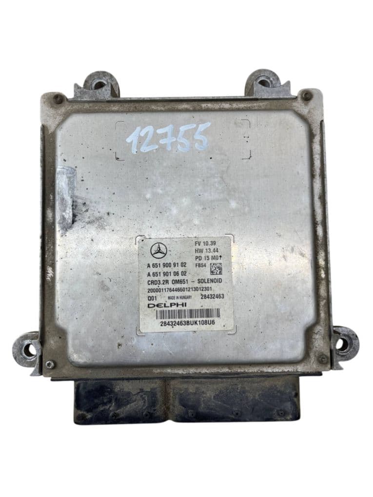 MERCEDES-BENZ 6519009102 6519004400 Engine Control Unit / module (ECU) MERCEDES-BENZ E-CLASS (W212) (2009-2016)