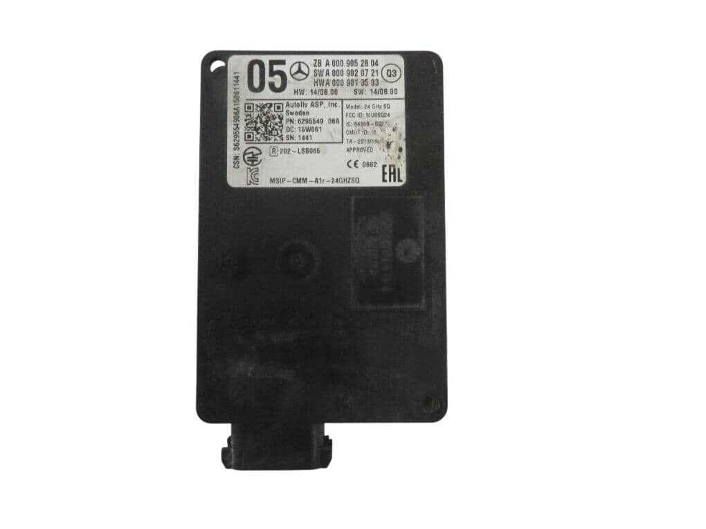 MERCEDES-BENZ A0009052804 A0009054907 BLIND SPOT radar sensor MERCEDES-BENZ E-CLASS (W212) (2009-2016)