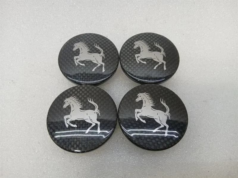 FERRARI Ferrari 296 GTS F171 889561 CARBON WHEEL HUB CAP SET OEM 54mm