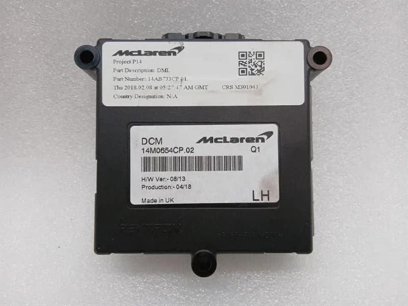 MCLAREN McLaren 720S Coupe Electronic module 14M0654CP LH DOOR ECU