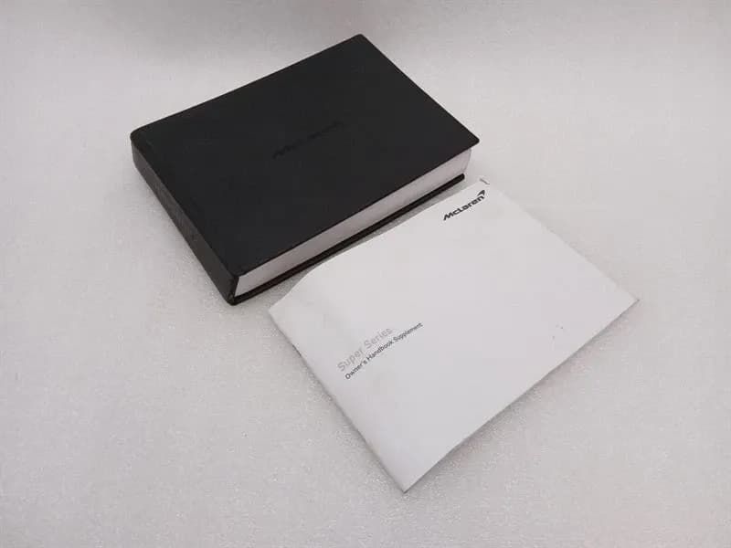 MCLAREN McLaren 720S Coupe Owner's Manual Vehicle Manual
