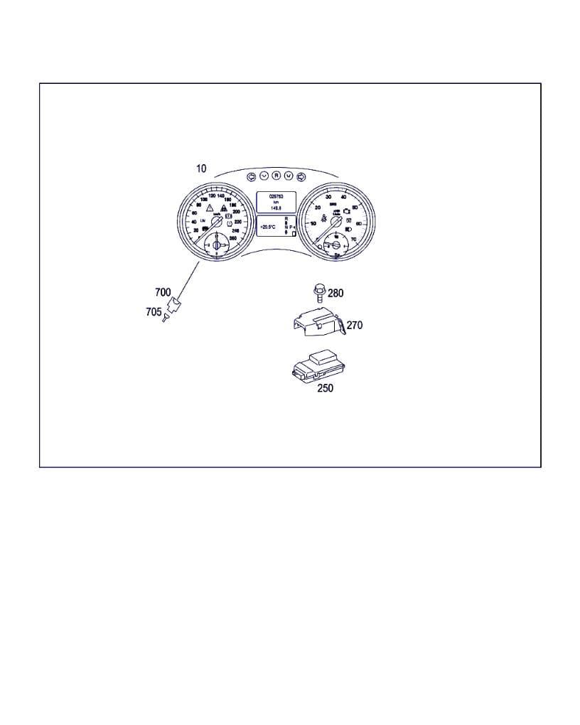 MERCEDES-BENZ 2515404348 2514405211 Instrument Cluster MERCEDES-BENZ R-CLASS (W251) (2006-2013)